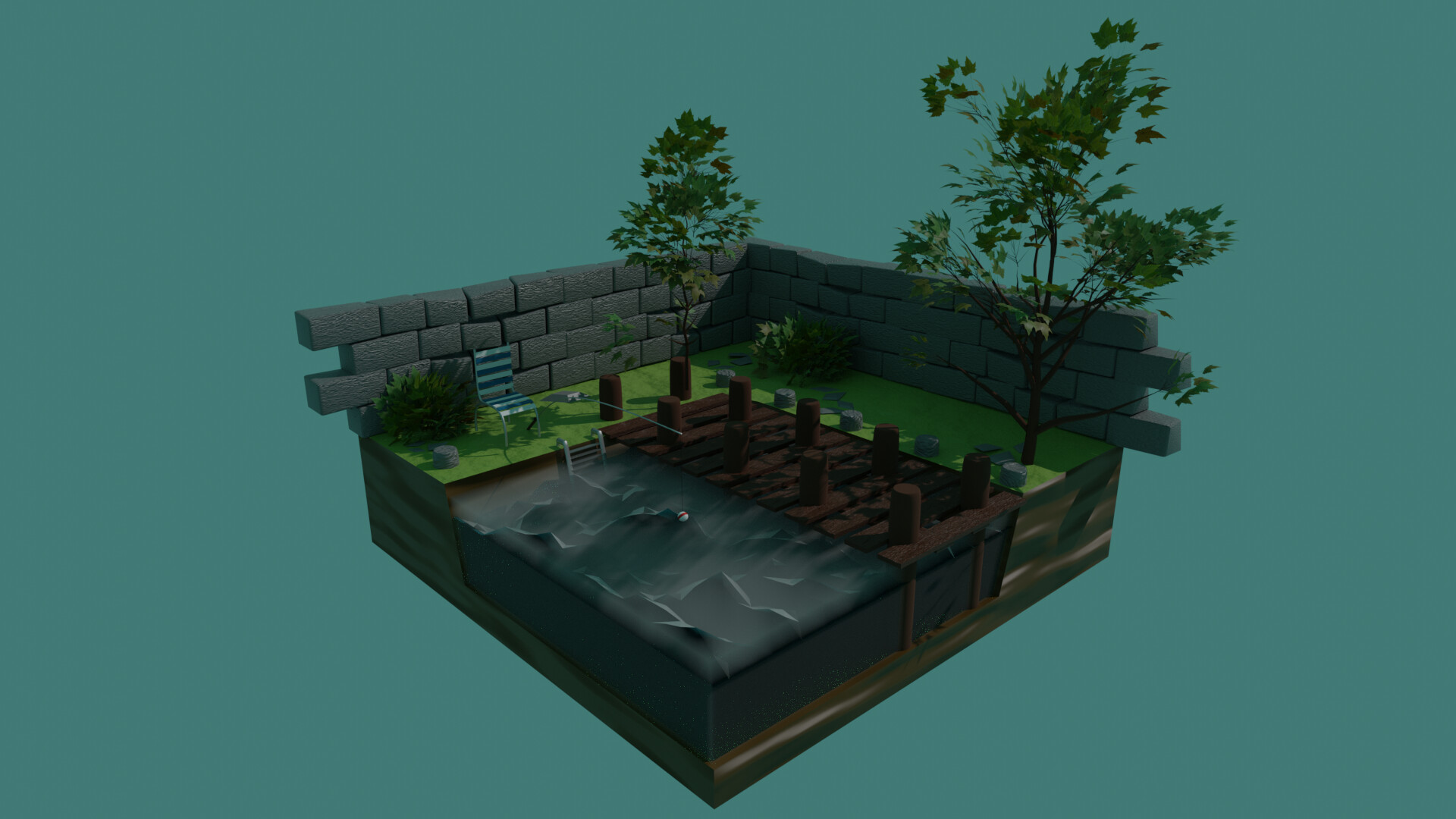 Fishing Stylized