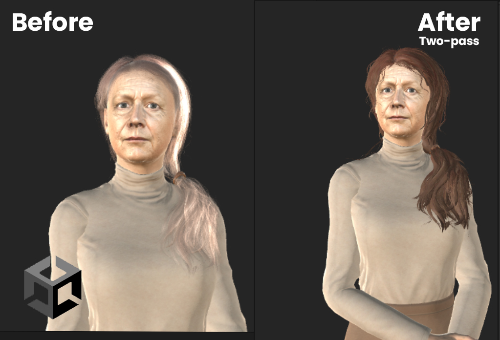 Hair Two Pass Shader